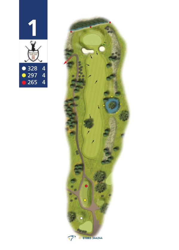 Hole planner, hole 1