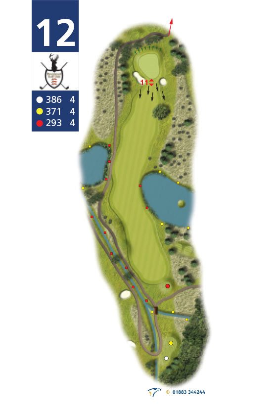 Hole planner, hole 12