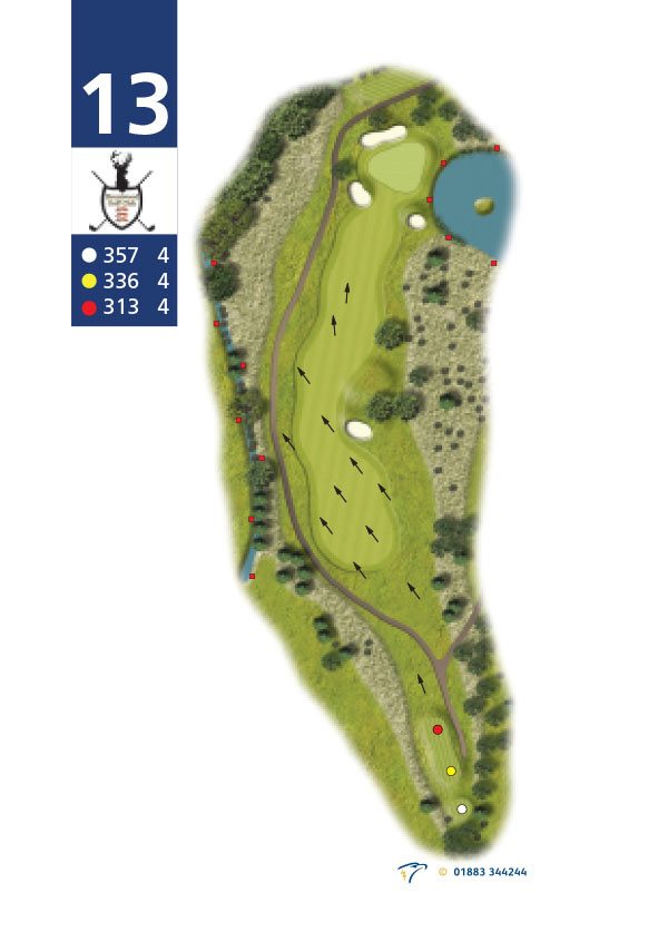 Hole planner, hole 13