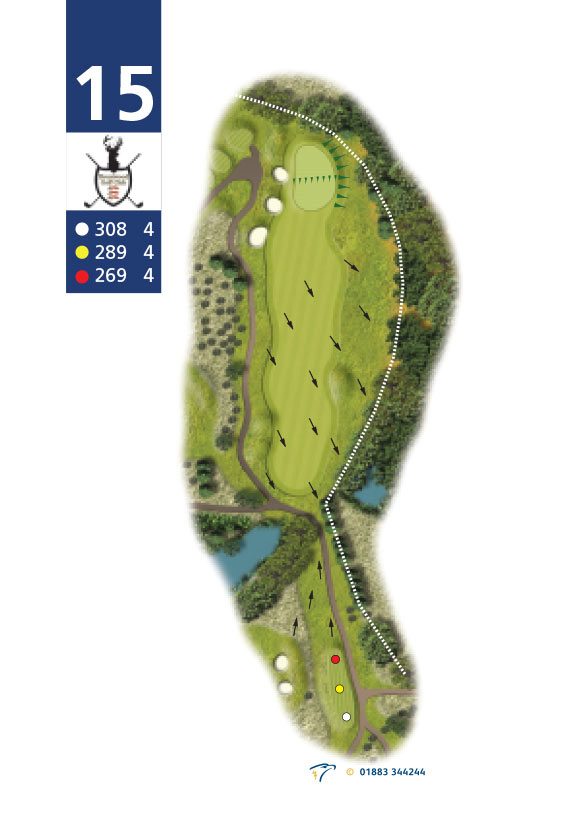 Hole planner, hole 15