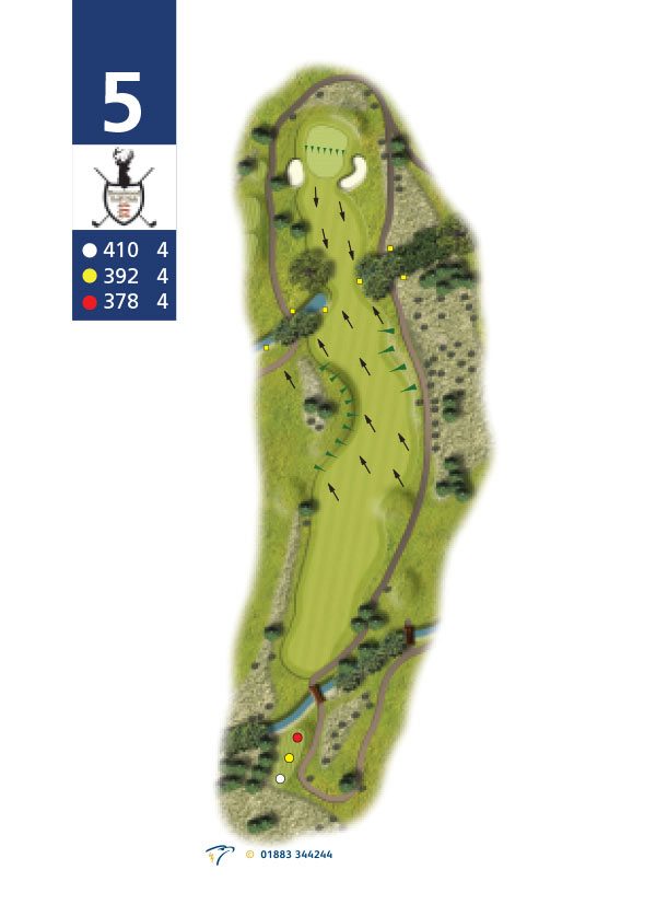 Hole planner, hole 5